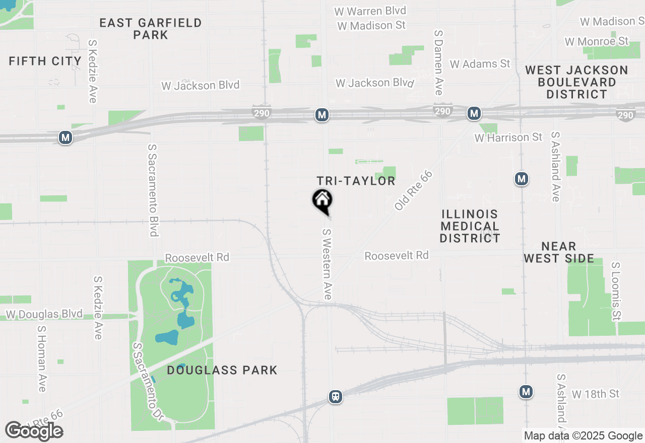 Map of 1014 S Western Avenue #E, Chicago, IL 60612