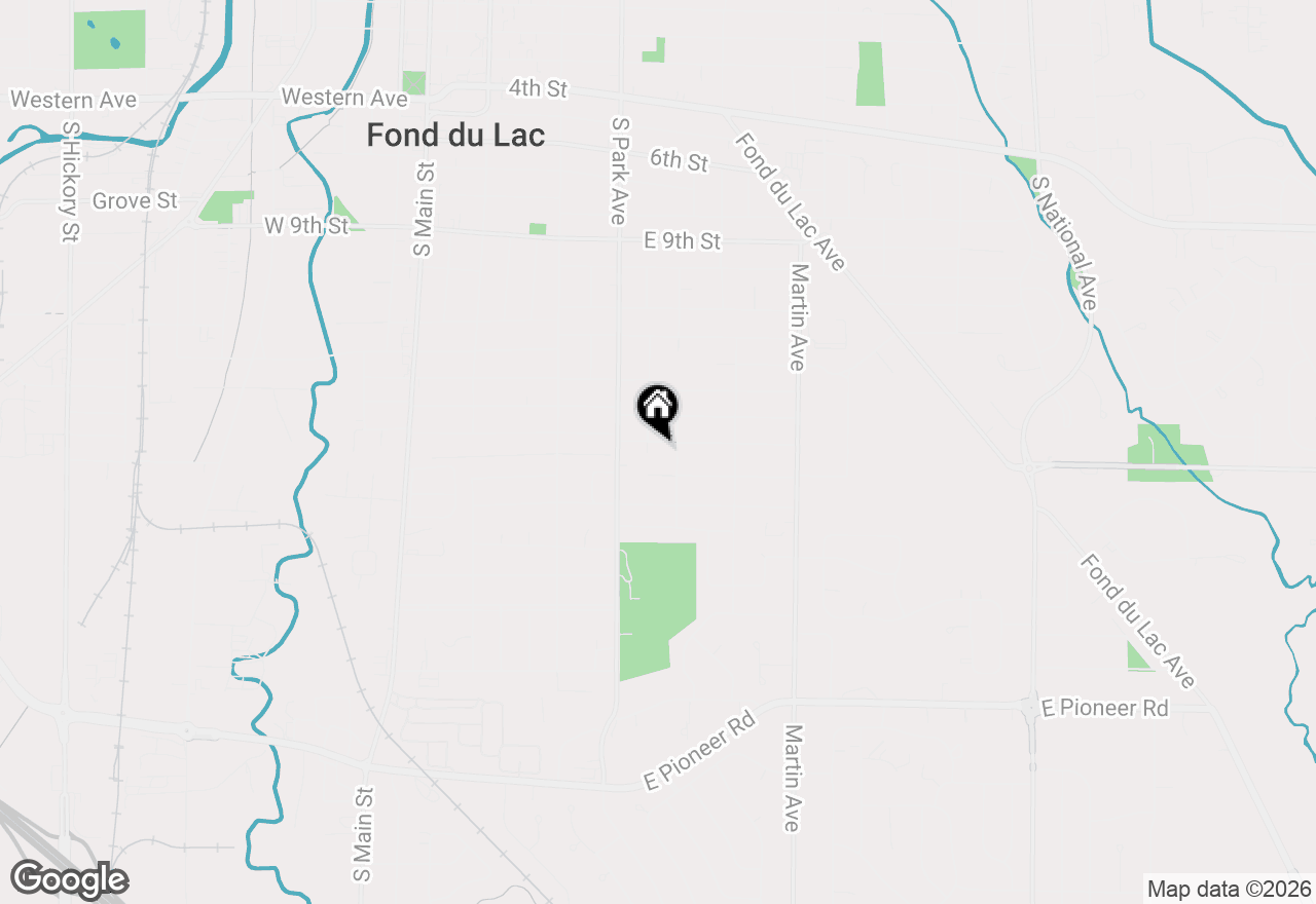 Map of 258 15th St, Fond Du Lac, WI 54935