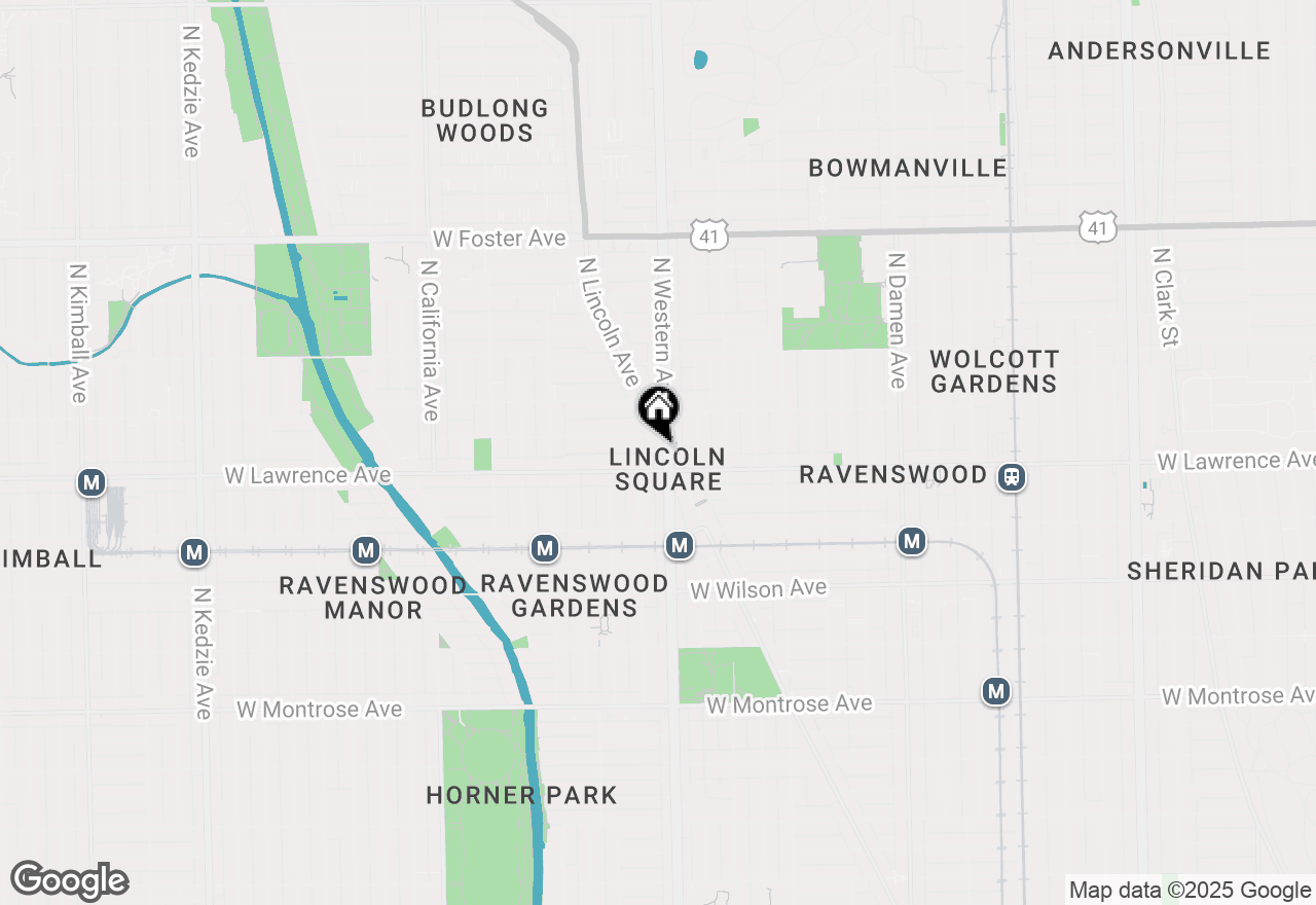 Map of 4820 N Western Avenue, Chicago, IL 60625