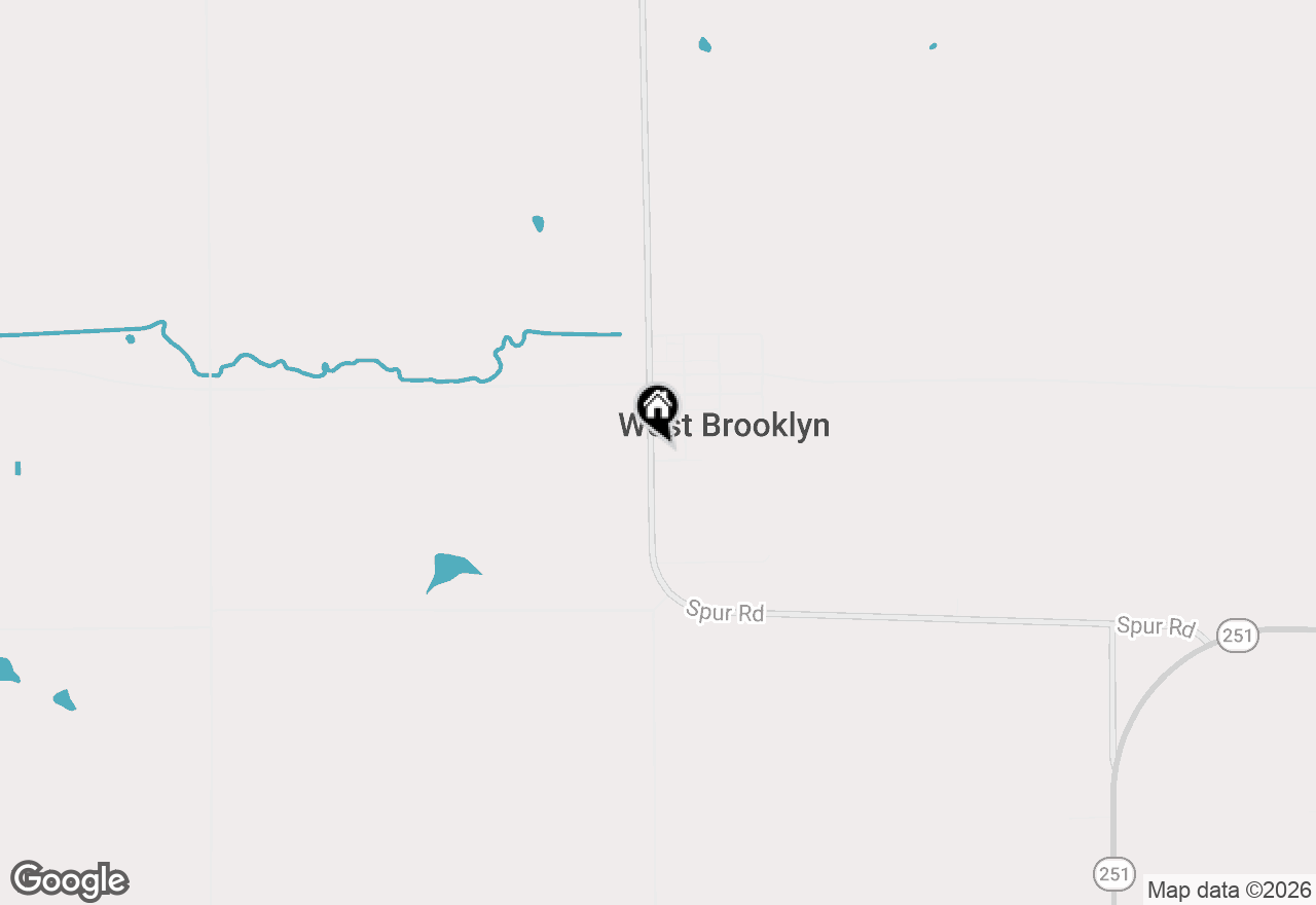 Map of 734 1st Street, West Brooklyn, IL 61378