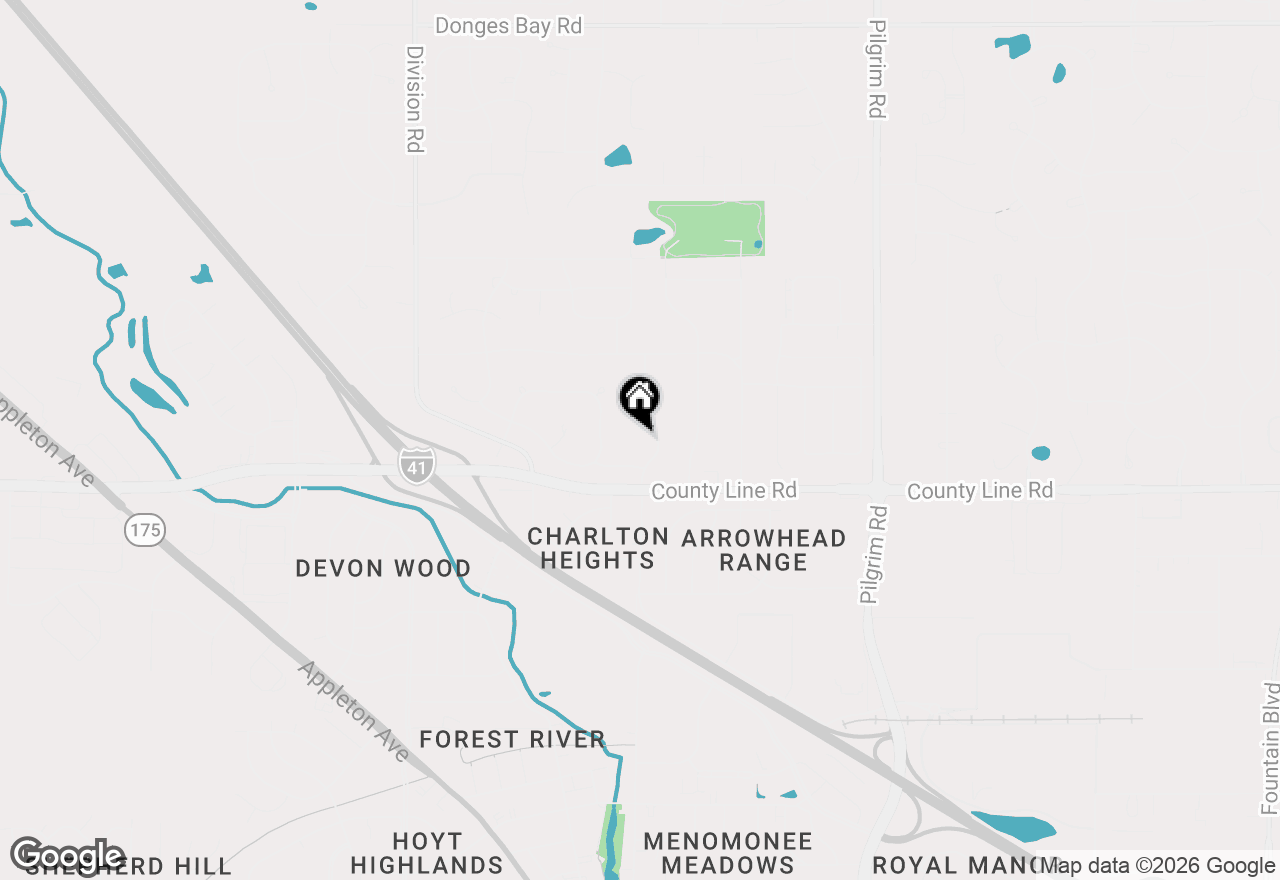 Map of W164N9695 Water St, Germantown, WI 53022
