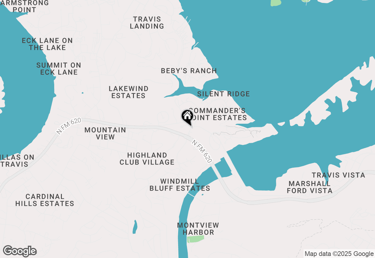 Map of 4300 Mansfield Dam Rd #821, Austin, TX 78734
