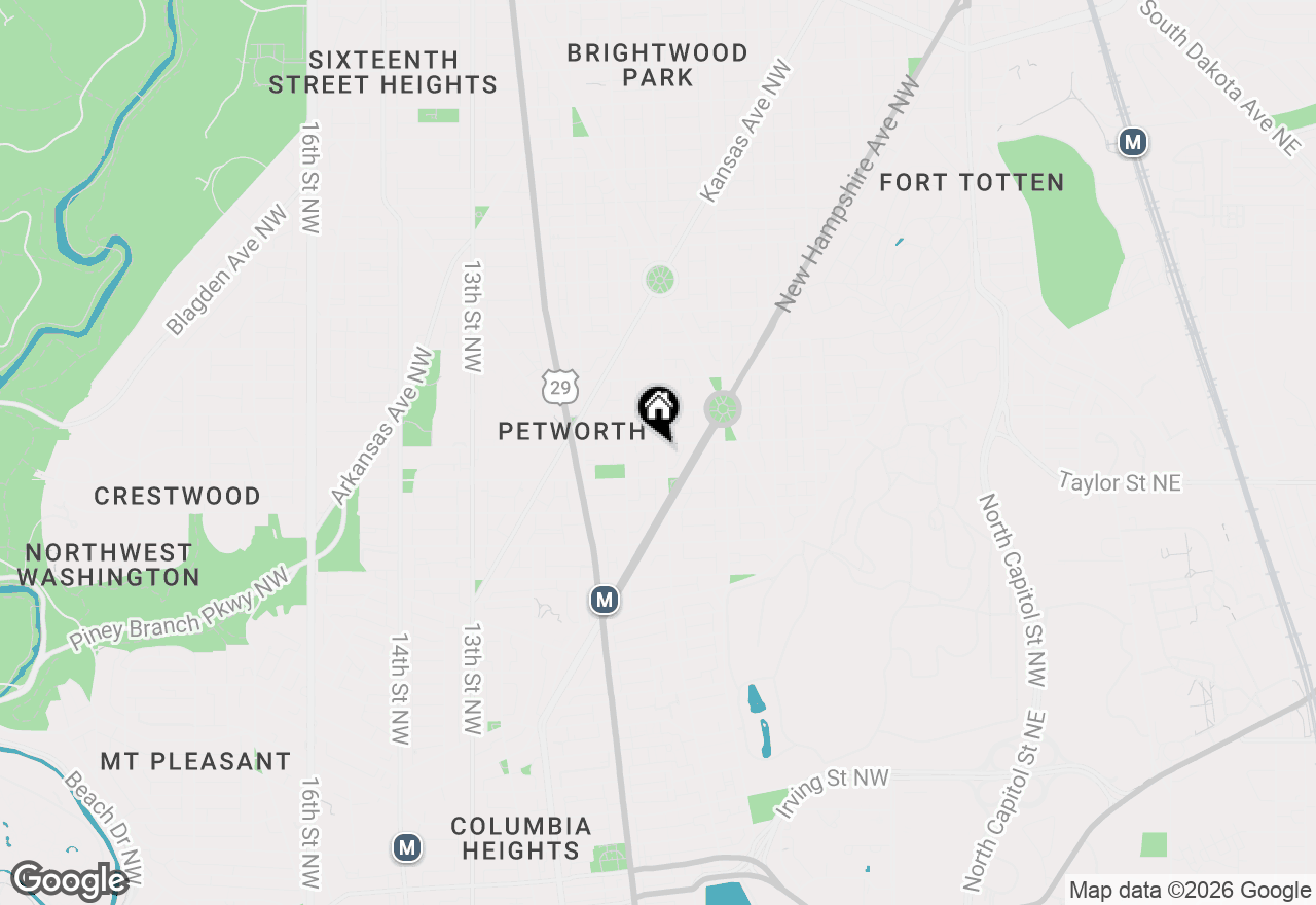 Map of 4138 7th Street Nw, Washington, DC 20011