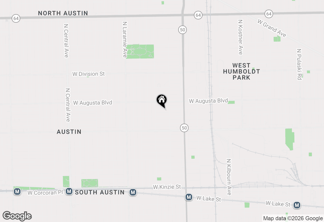 Map of 4933 W Walton Street, Chicago, IL 60651