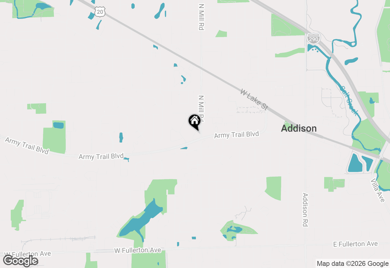 Map of 272 Masters Drive, Addison, IL 60101