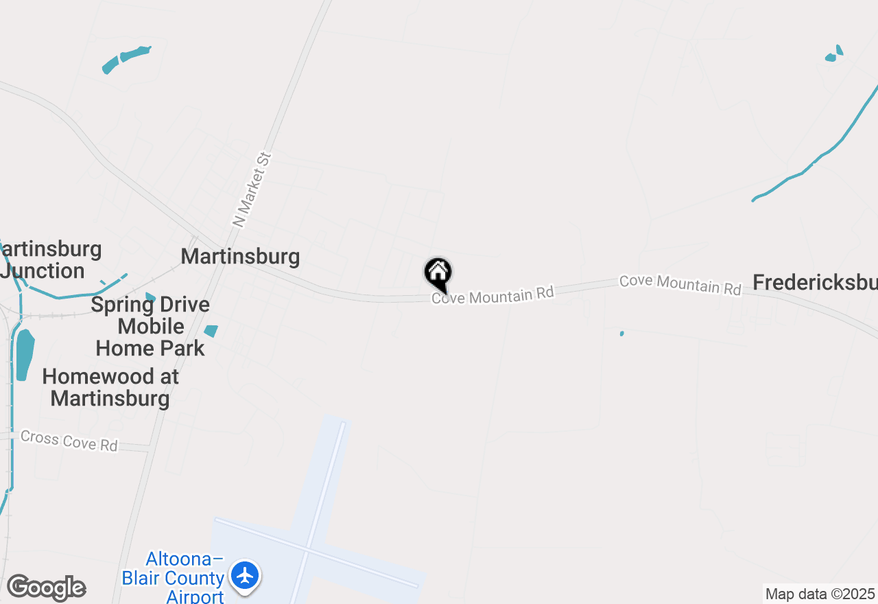 Map of 2983 Cove Mountain Road, Martinsburg, PA 16662