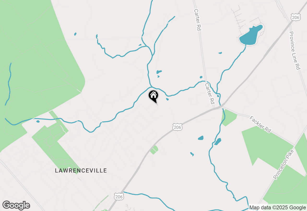 Map of 7 Ashwood Court, Lawrenceville, NJ 08648