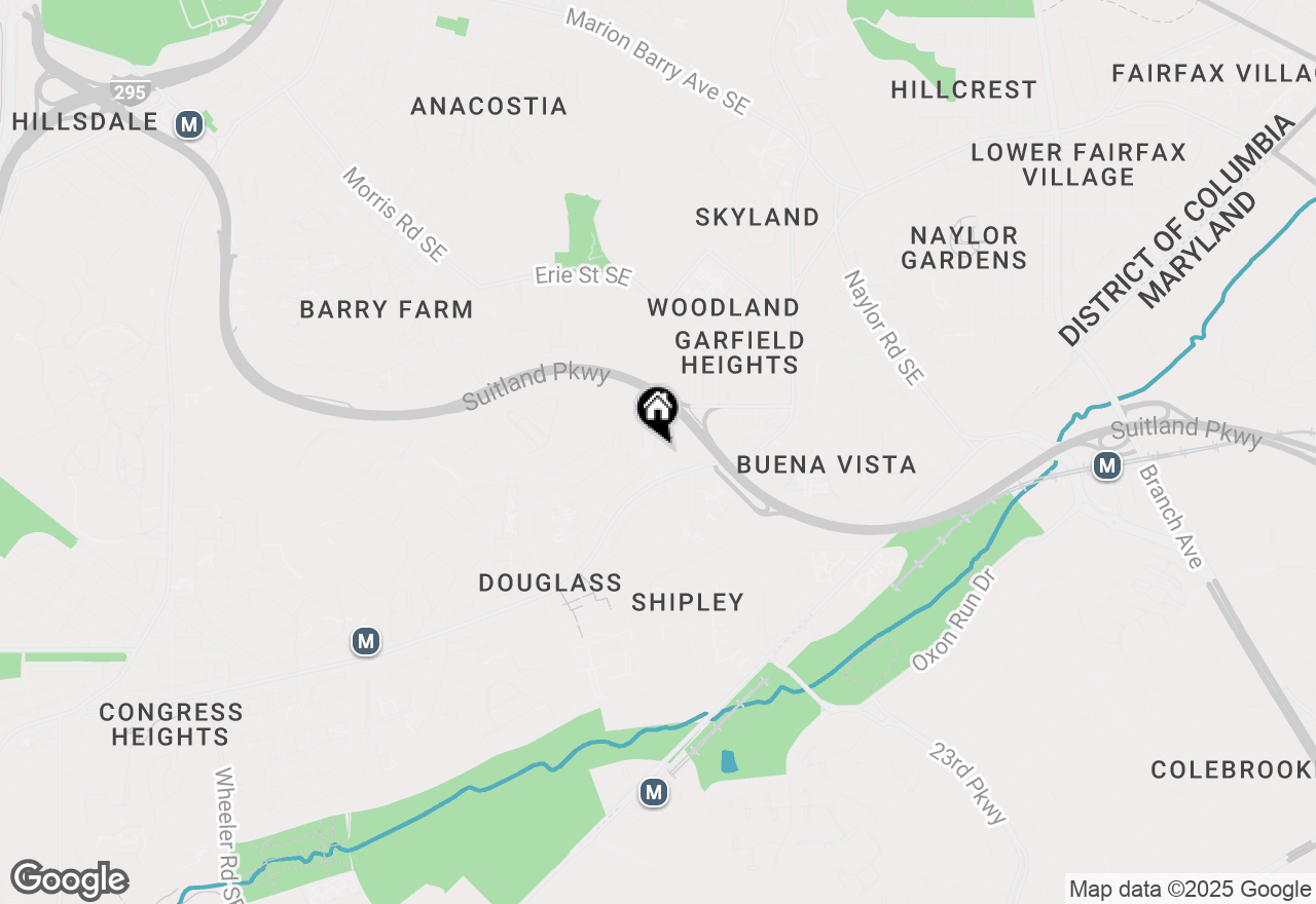 Map of 2031 Jasper Street Se, Washington, DC 20020