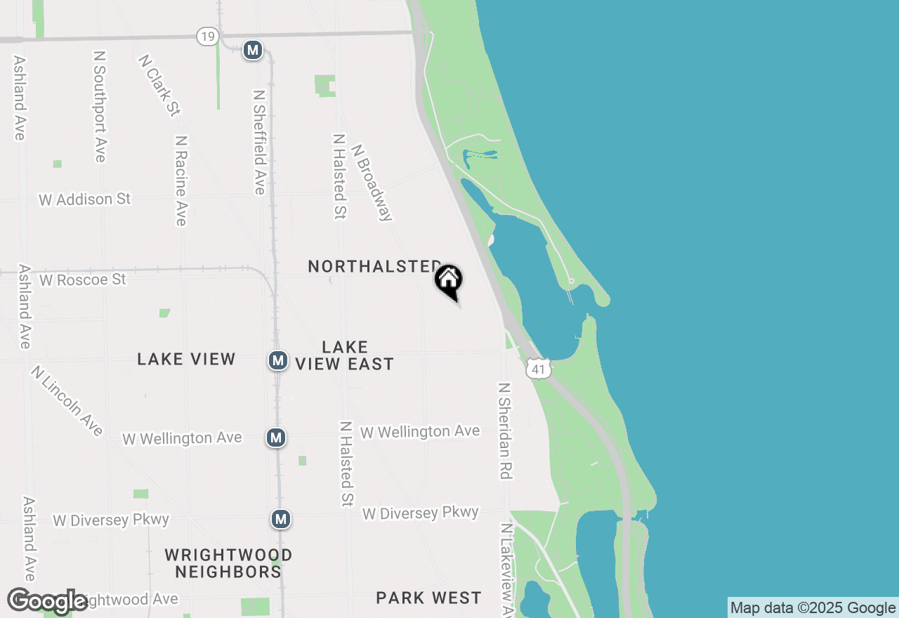 Map of 525 W Aldine Avenue #102, Chicago, IL 60657