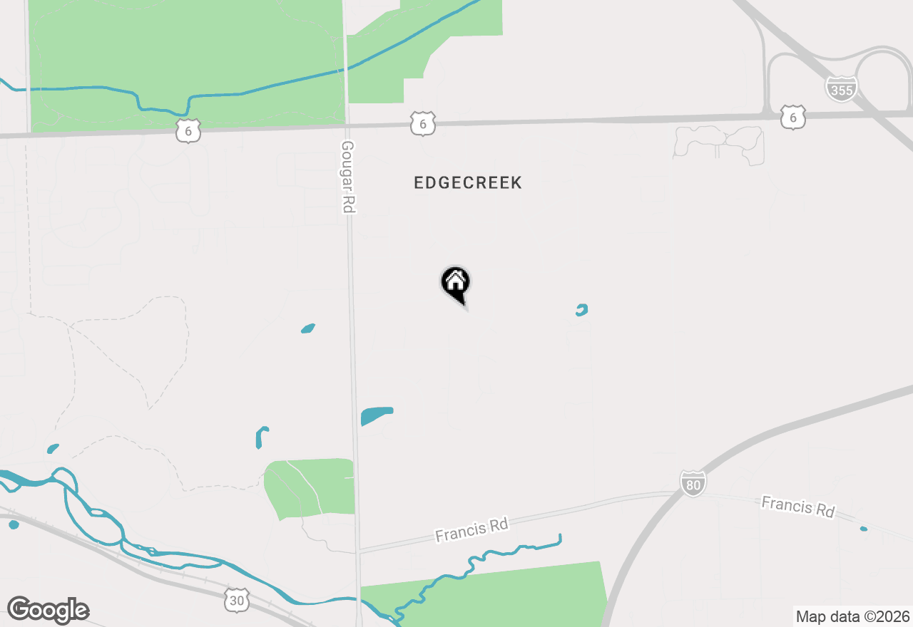 Map of 3204 Hickory Creek Drive, New Lenox, IL 60451