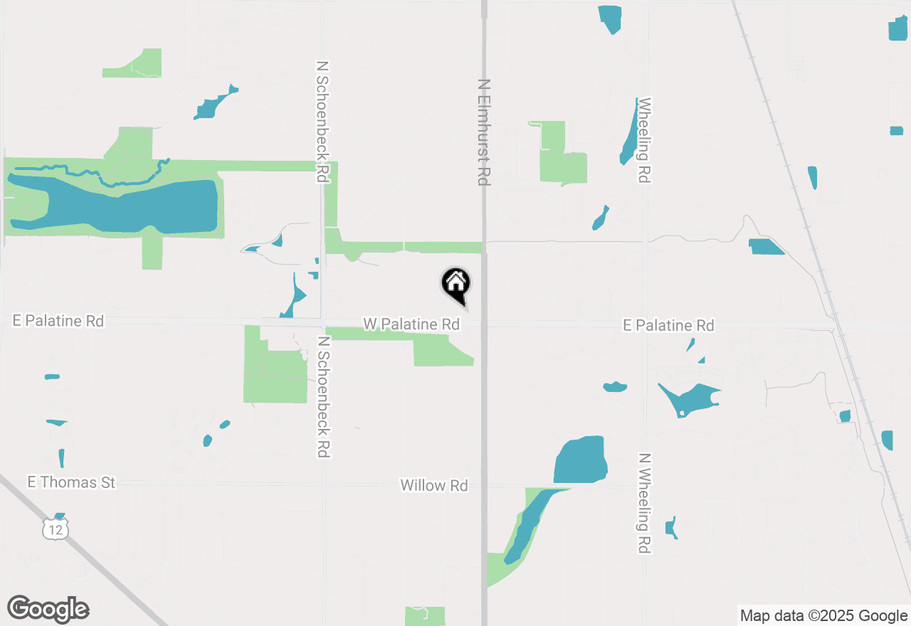 Map of 802 Andover Court, Prospect Heights, IL 60070