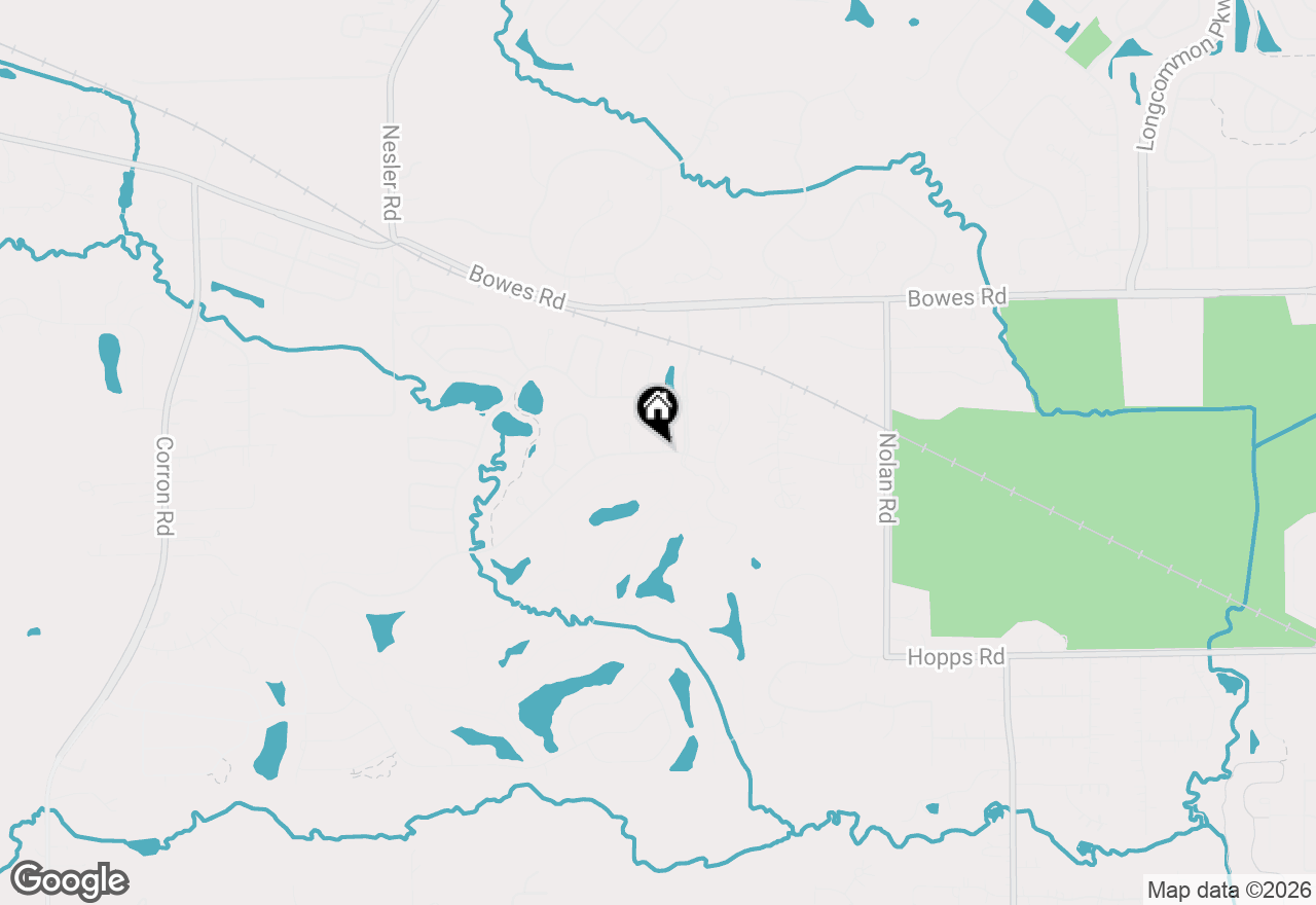 Map of 3515 Tournament Drive, Elgin, IL 60124