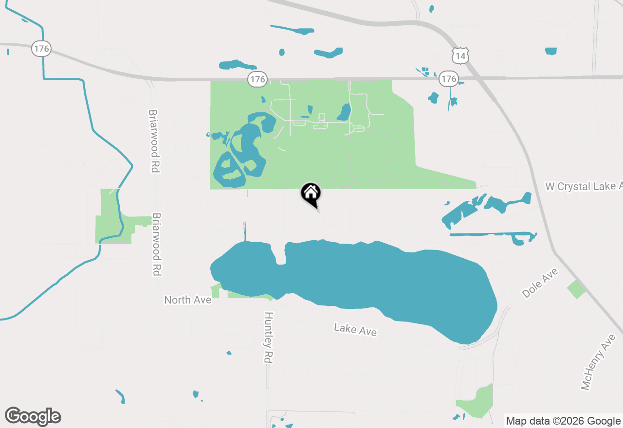 Map of 117 Lakewood Avenue, Crystal Lake, IL 60014