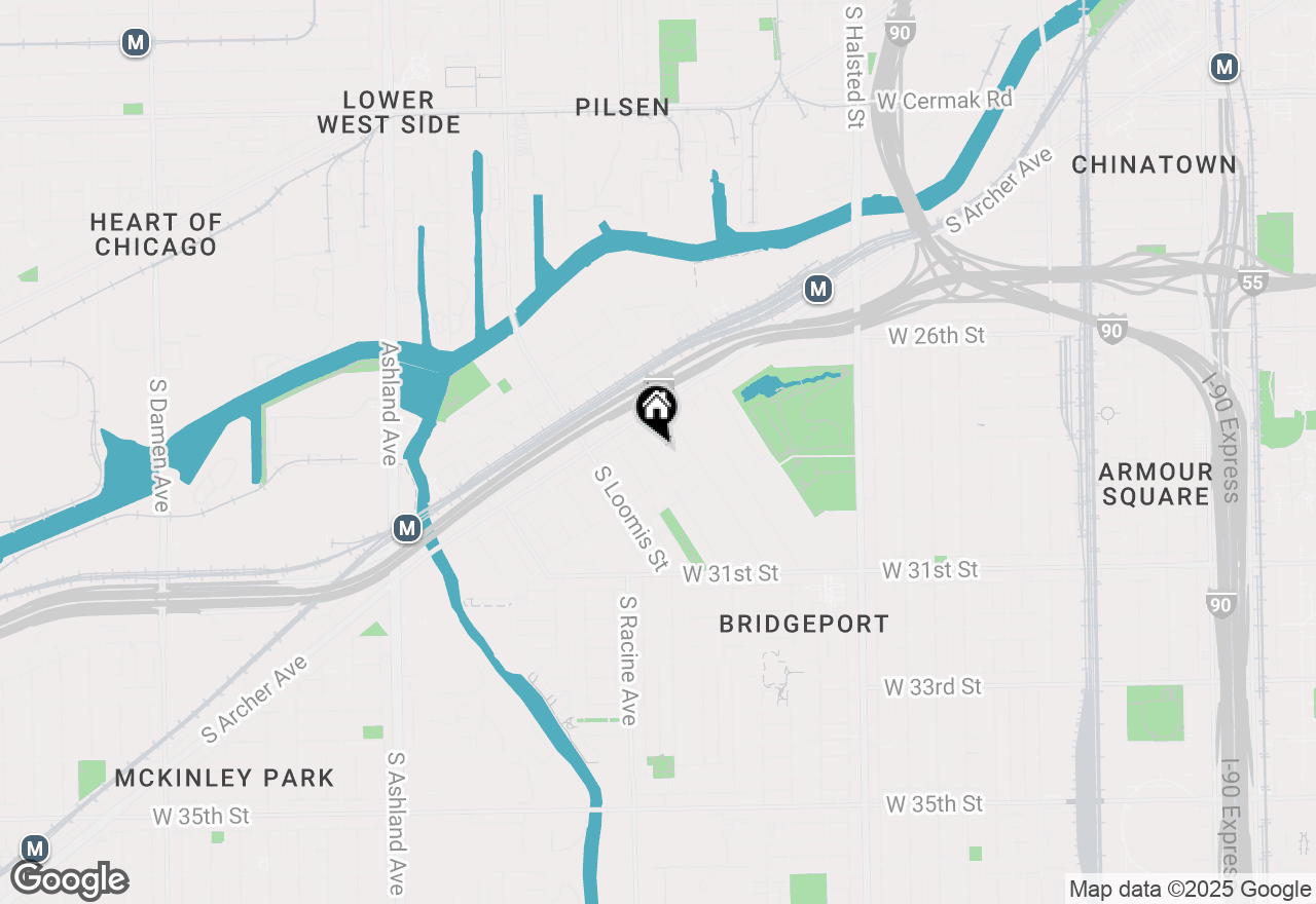 Map of 2838 S Keeley Street, Chicago, IL 60608