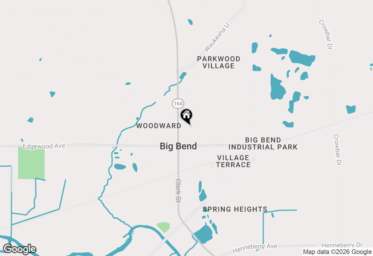 Map of W229S8600 Big Bend Dr, Big Bend, WI 53103