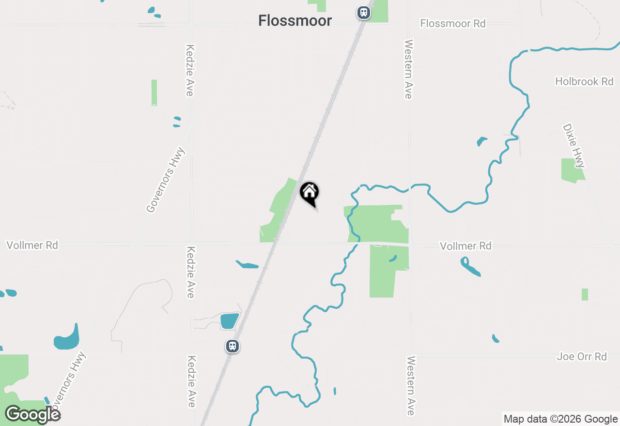 Map of 2747 Perry Road, Flossmoor, IL 60422