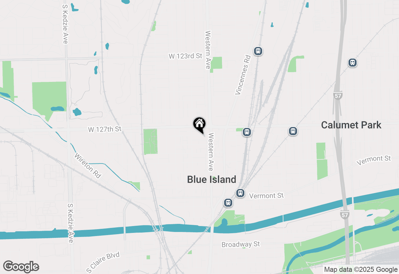 Map of 2441 Prairie Street, Blue Island, IL 60406