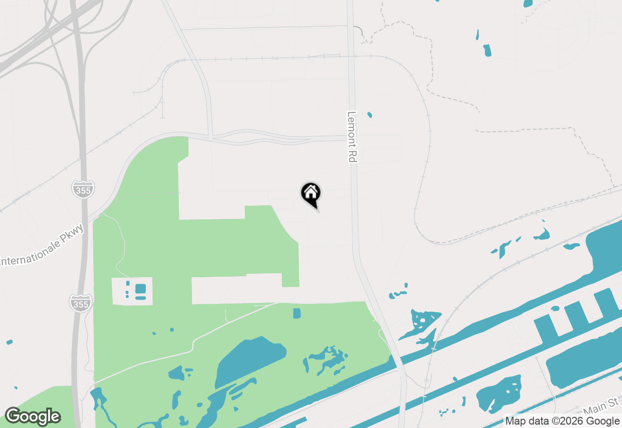 Map of 10735 Christopher Drive, Lemont, IL 60439