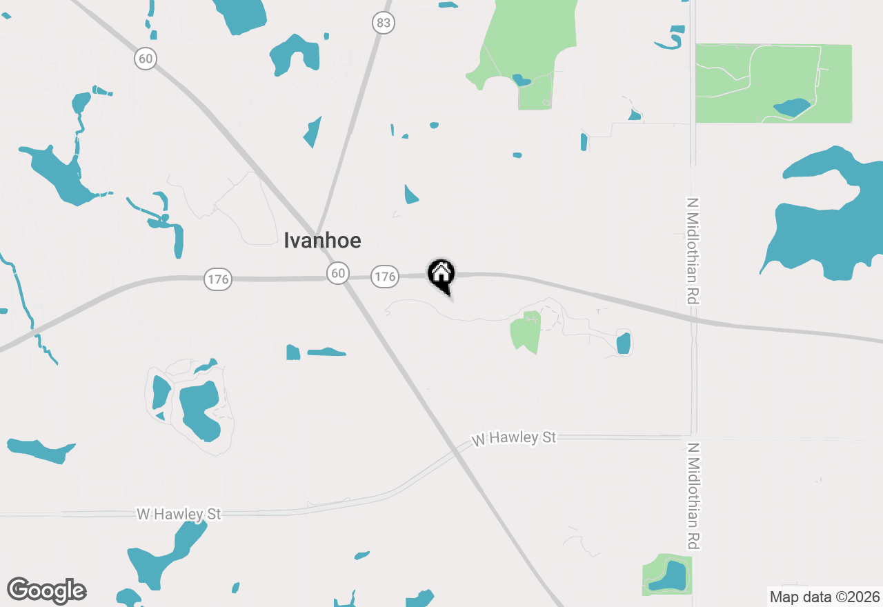 Map of 1949 Barnhill Drive, Mundelein, IL 60060