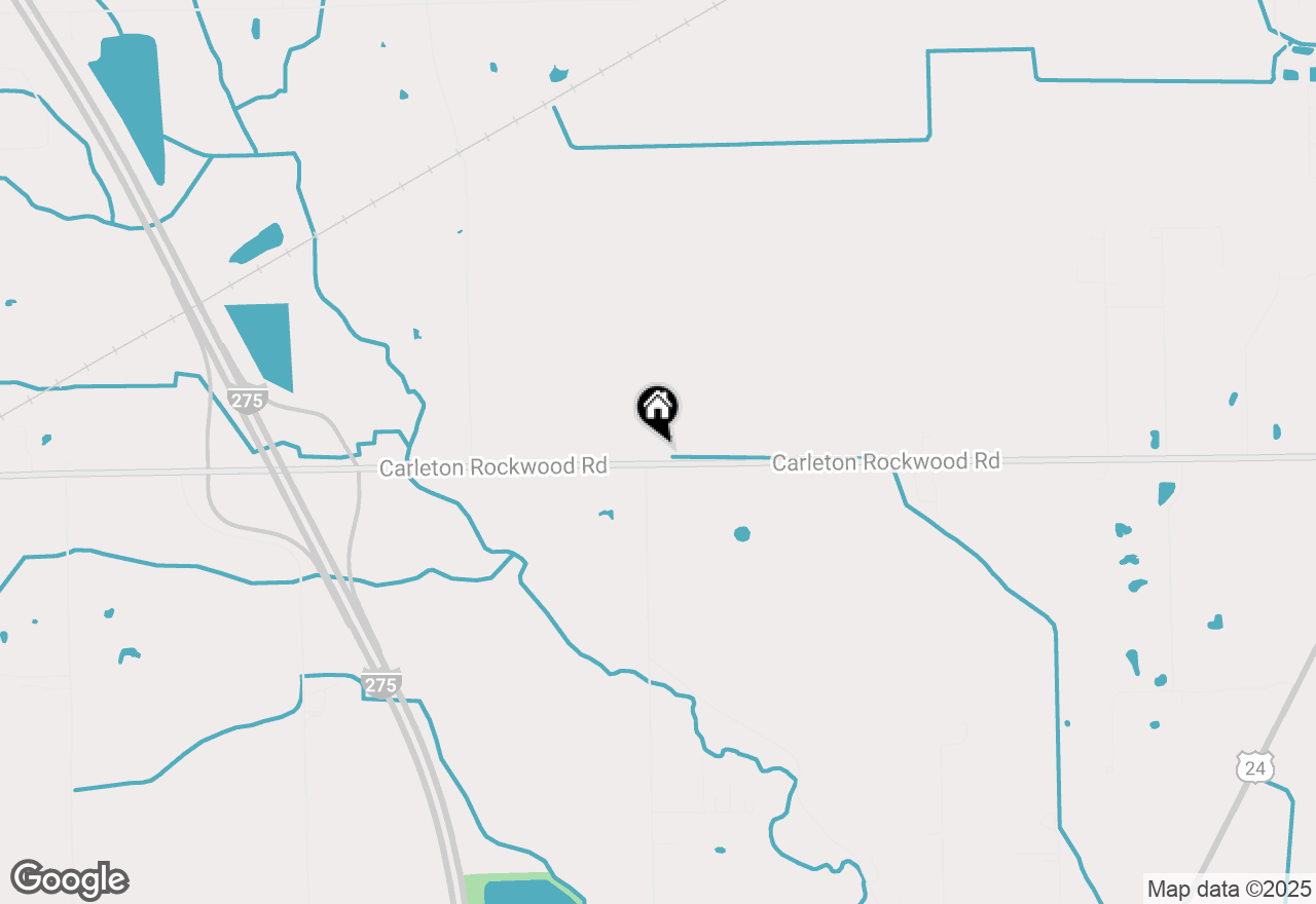 Map of 1721 Carleton Rockwood Road, Carleton, MI 48117