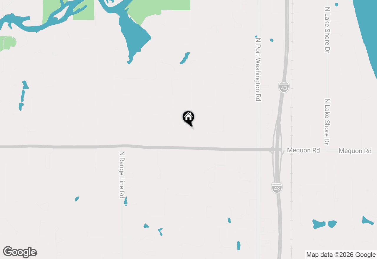 Map of 11249 N Oriole Ln, Mequon, WI 53092