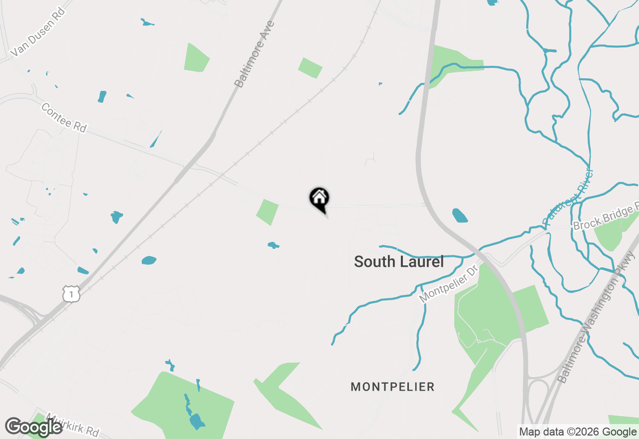 Map of 8608 Portsmouth Drive, Laurel, MD 20708