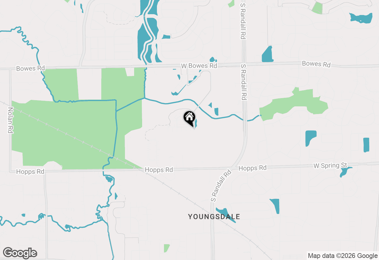 Map of 2415 Emily Lane, Elgin, IL 60124