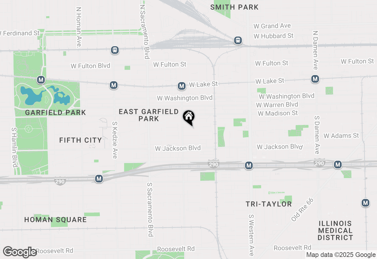 Map of 2736 W Wilcox Street, Chicago, IL 60612