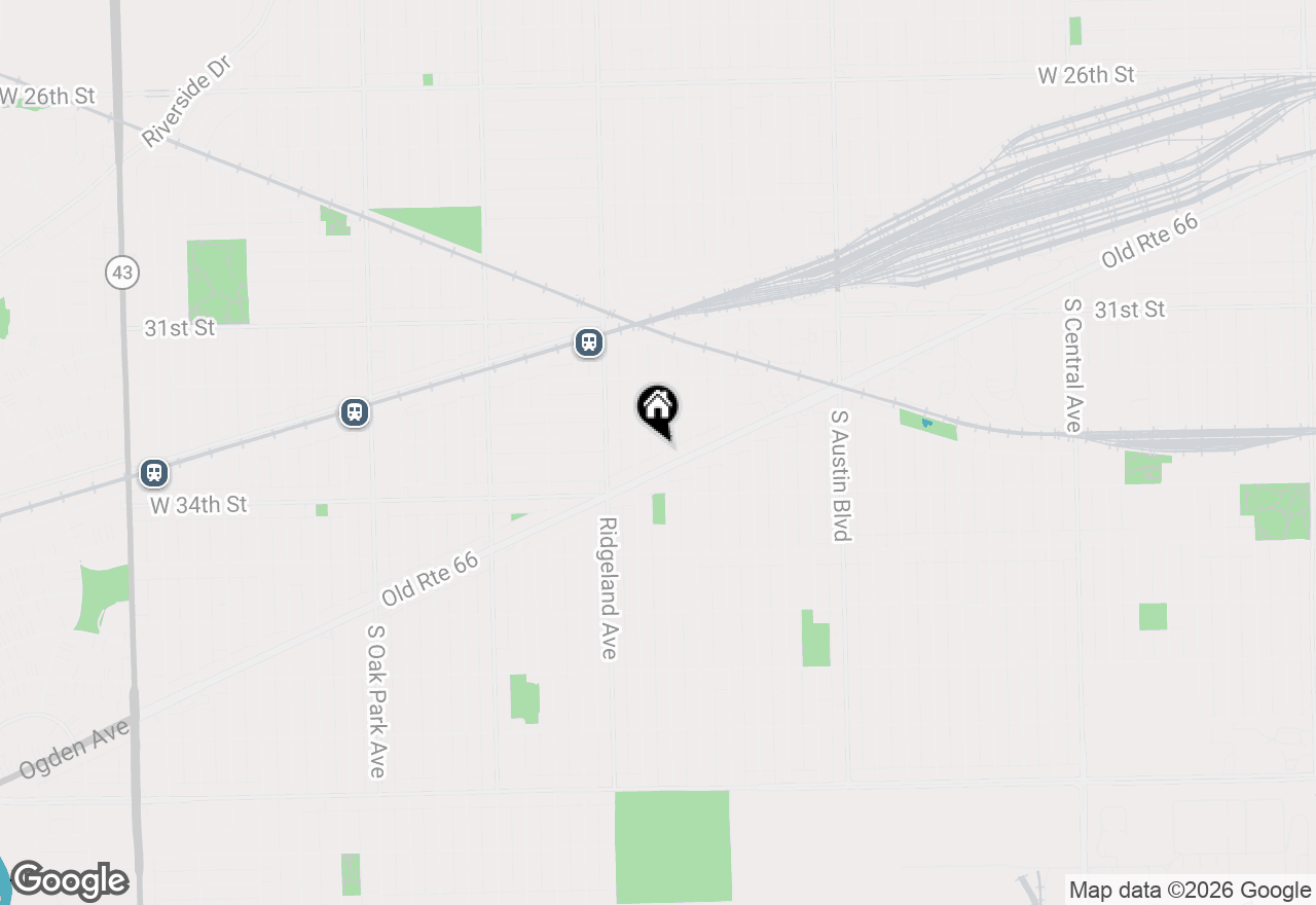 Map of 3310 Highland Avenue, Berwyn, IL 60402