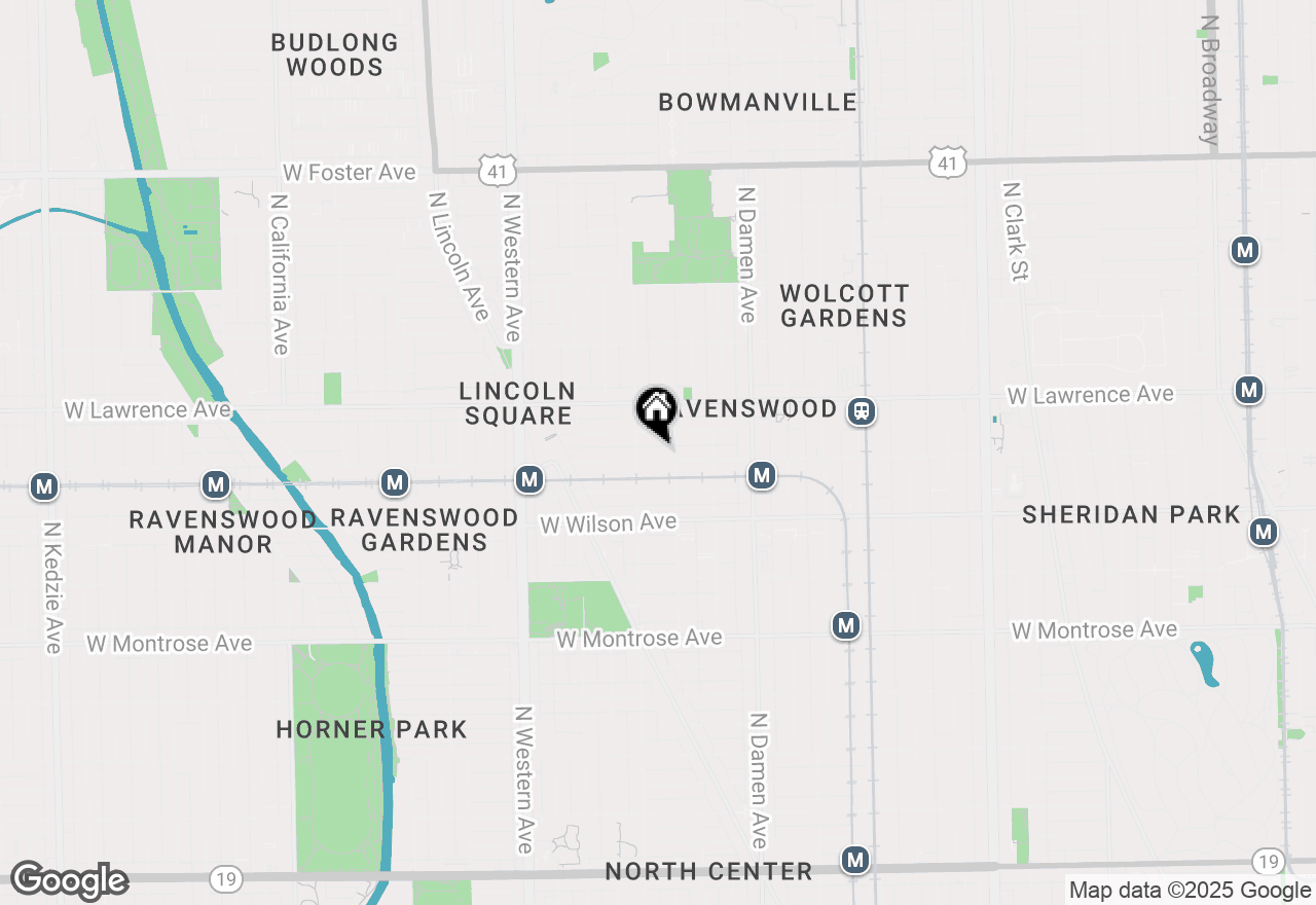 Map of 2160 W Leland Avenue #GDN, Chicago, IL 60625