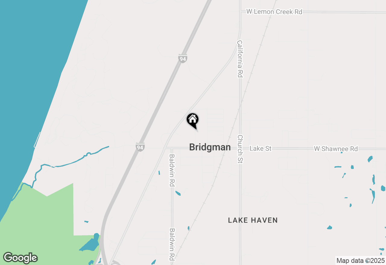 Map of 9610 Pine Street, Bridgman, MI 49106