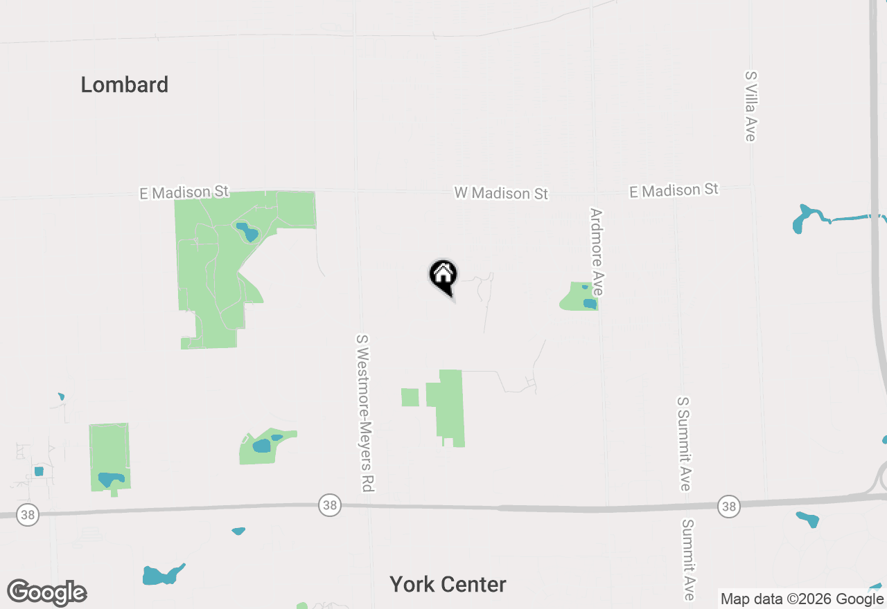 Map of 1165 E Cambria Lane S, Lombard, IL 60148