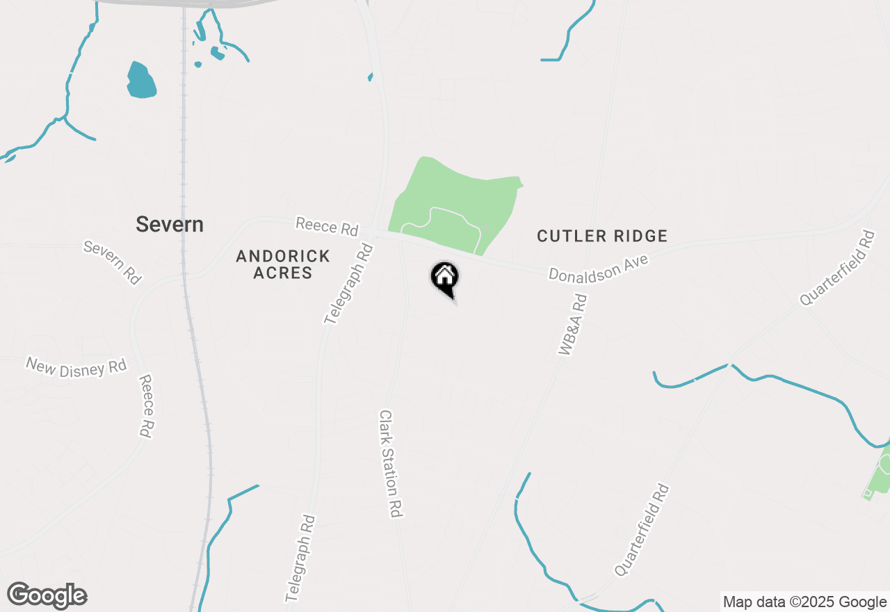 Map of 1204 Kendricks Lane, Severn, MD 21144