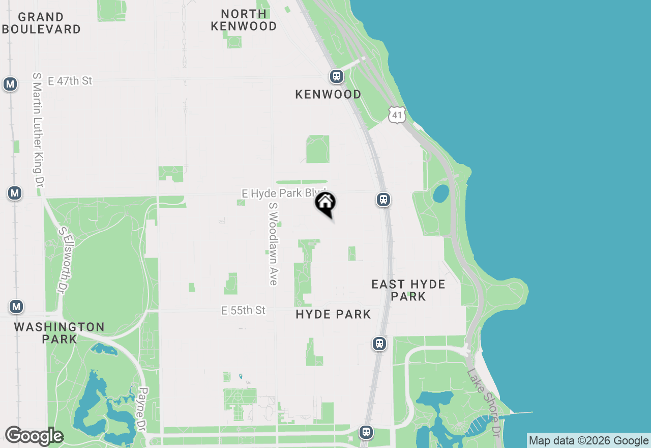 Map of 5218 S Dorchester Avenue #1, Chicago, IL 60615