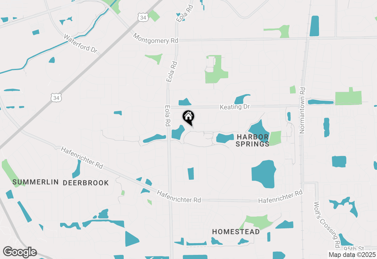 Map of 1785 Woodbury Lane, Aurora, IL 60503
