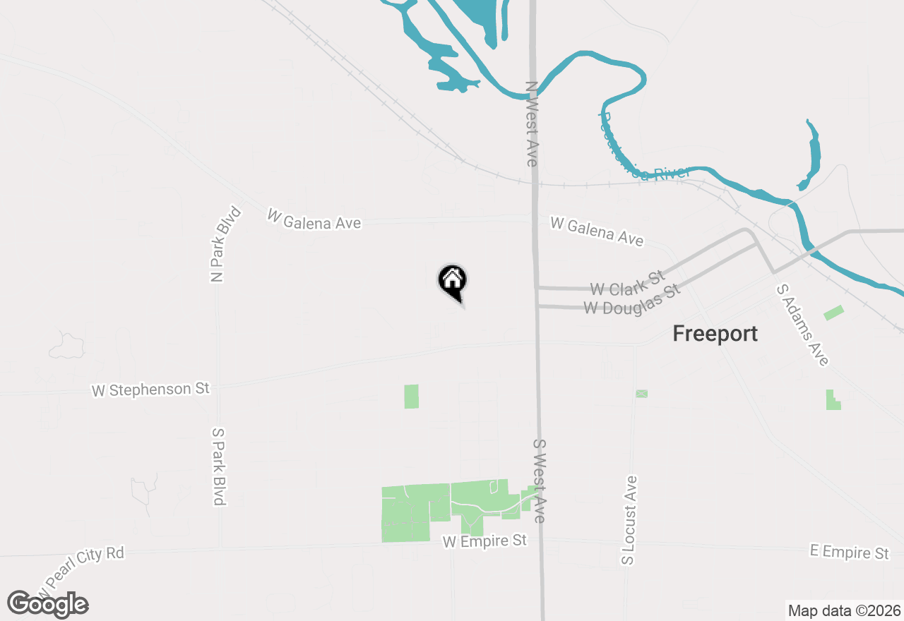 Map of 124 N Whistler C4 Avenue #C4, Freeport, IL 61032
