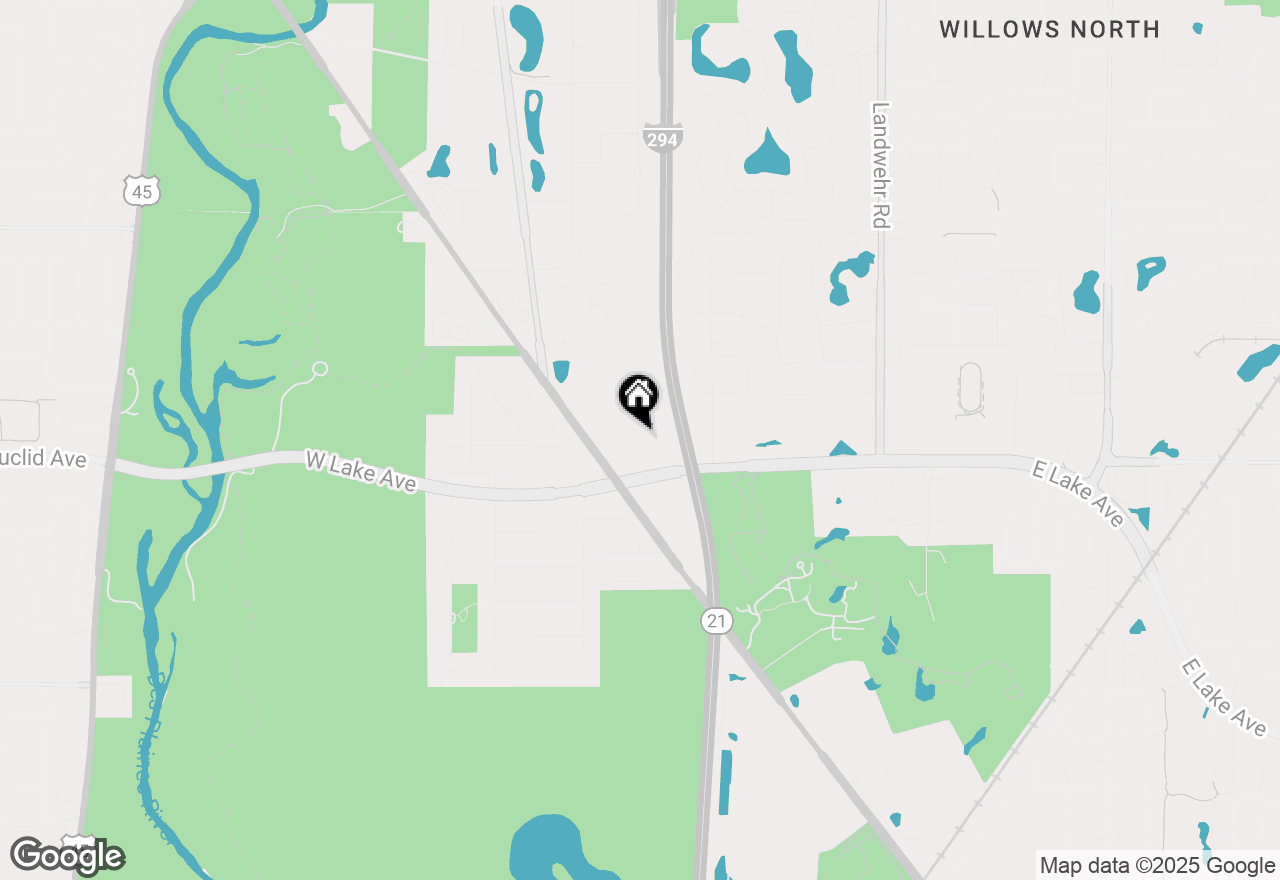 Map of 3610 Salem Walk, Northbrook, IL 60062