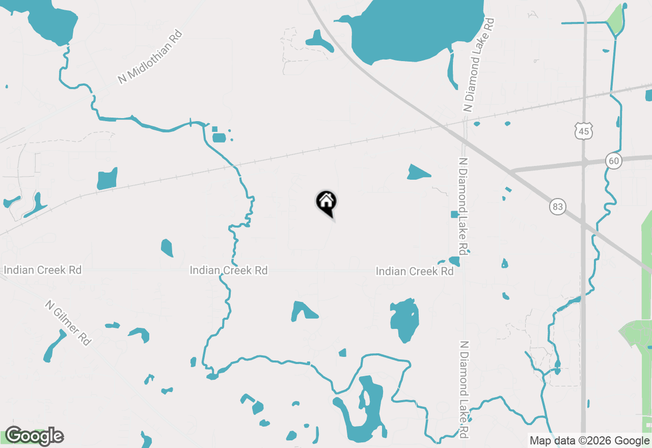 Map of 6857 Ellis Avenue, Long Grove, IL 60047