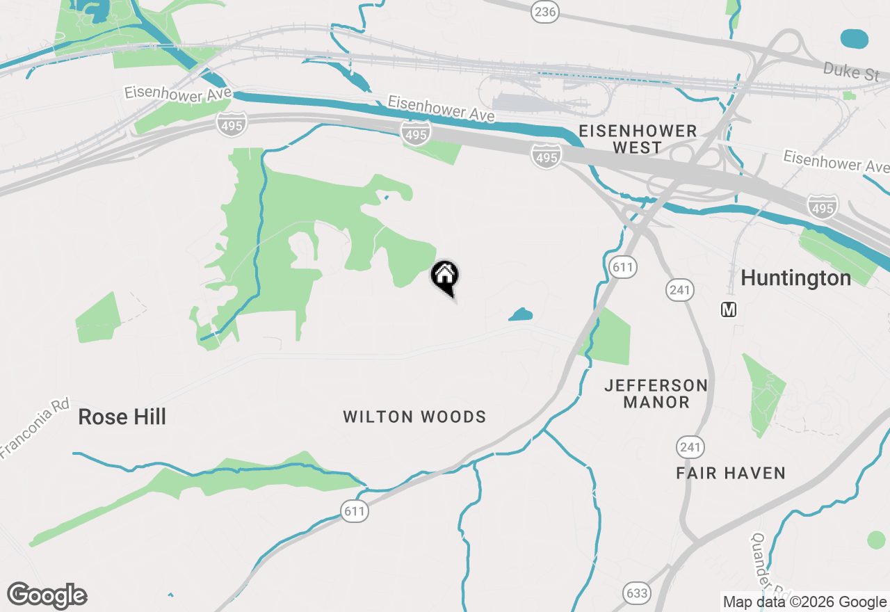 Map of 3509 Kings Cross Road, Alexandria, VA 22303