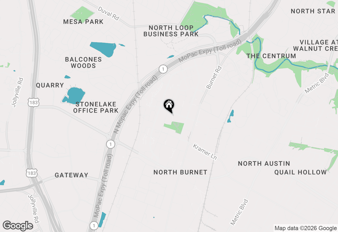 Map of 3201 Esperanza Crossing #455, Austin, TX 78758