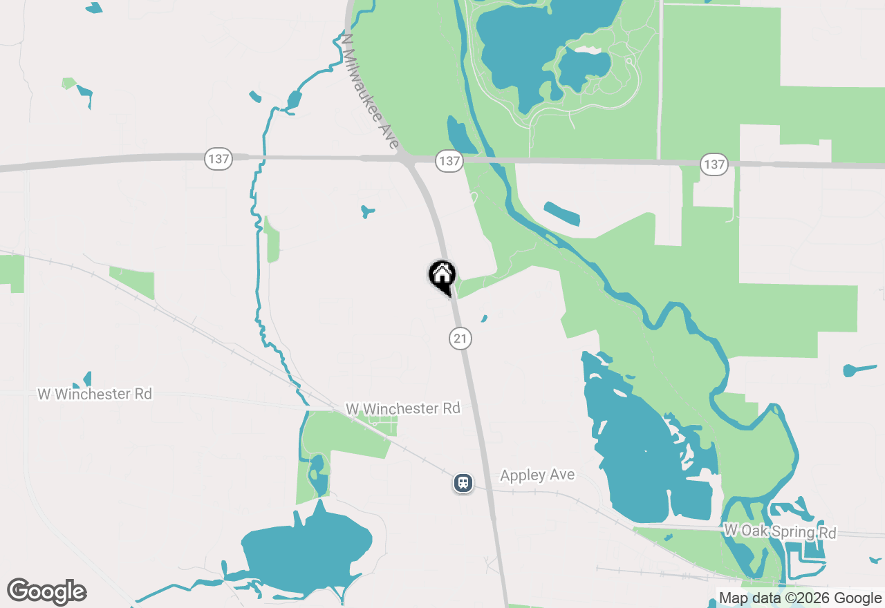 Map of 1479 N Milwaukee Avenue #308, Libertyville, IL 60048
