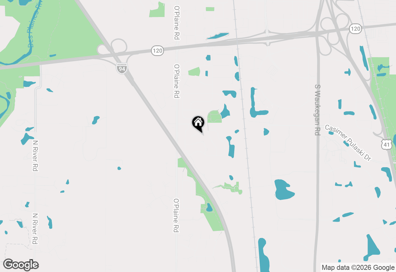 Map of 4481 W Butternut Lane, Waukegan, IL 60085