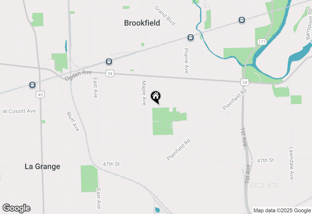 Map of 4248 Park Avenue, Brookfield, IL 60513