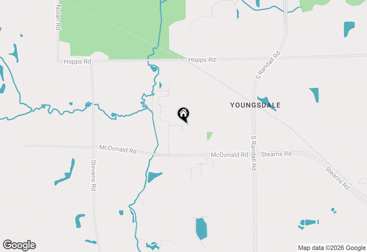 Map of 345 Thornwood Way #D, South Elgin, IL 60177