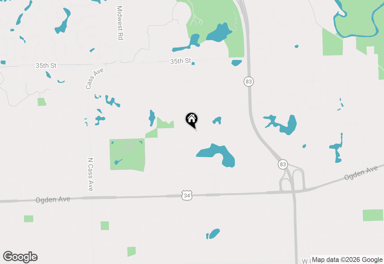 Map of 525 Revere Avenue, Westmont, IL 60559