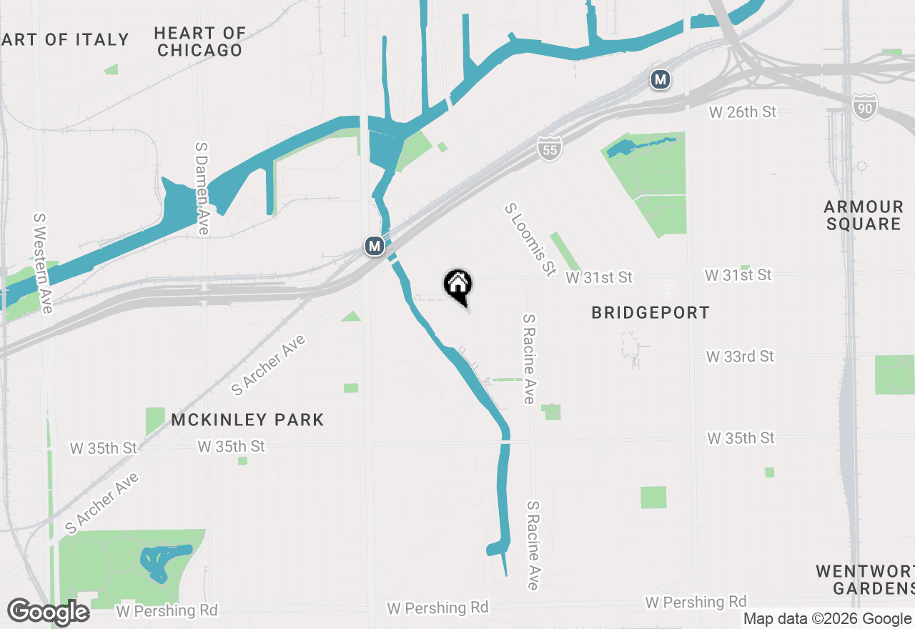 Map of 1350 W 32nd Street #A, Chicago, IL 60608