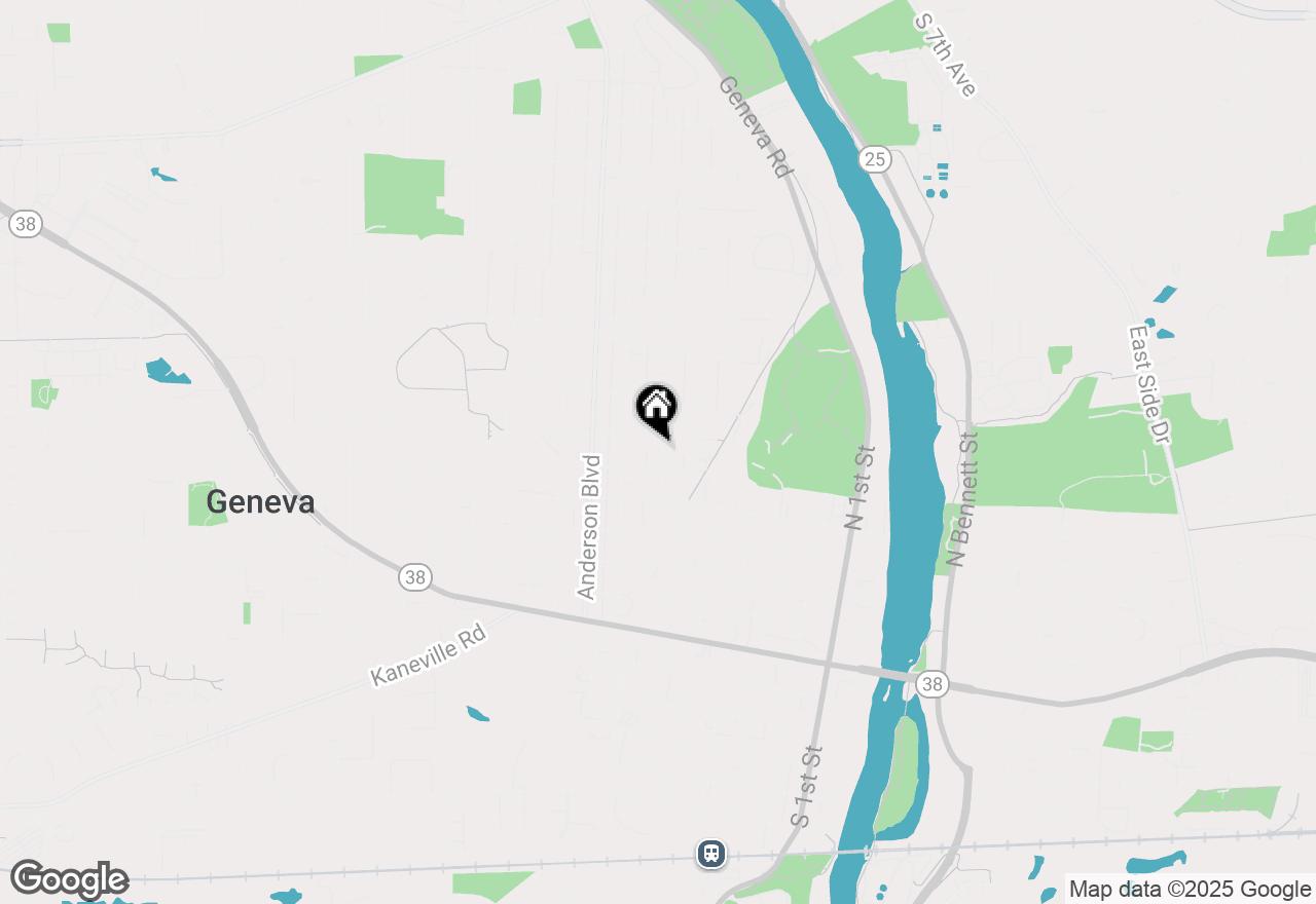 Map of 518 Illinois Street, Geneva, IL 60134