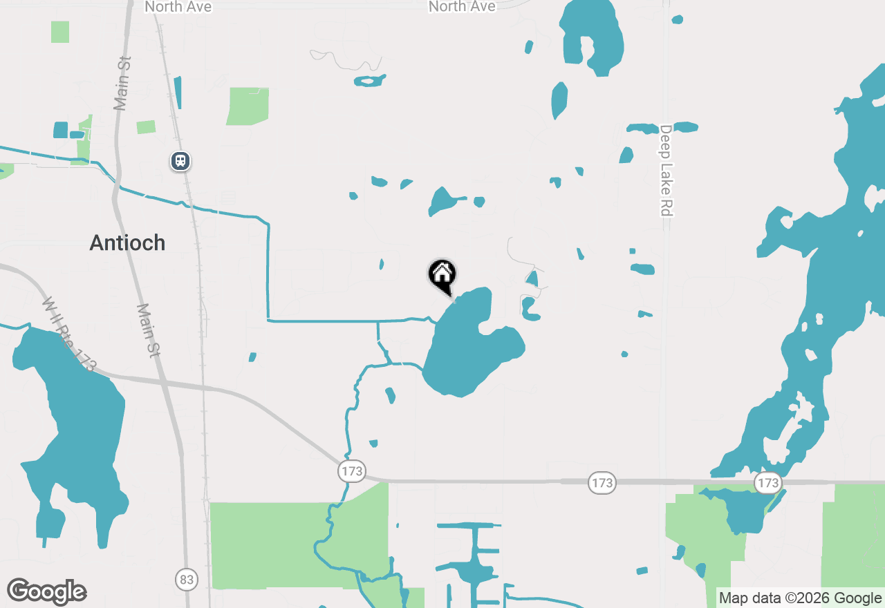 Map of 22719 W Silver Lake Avenue, Antioch, IL 60002