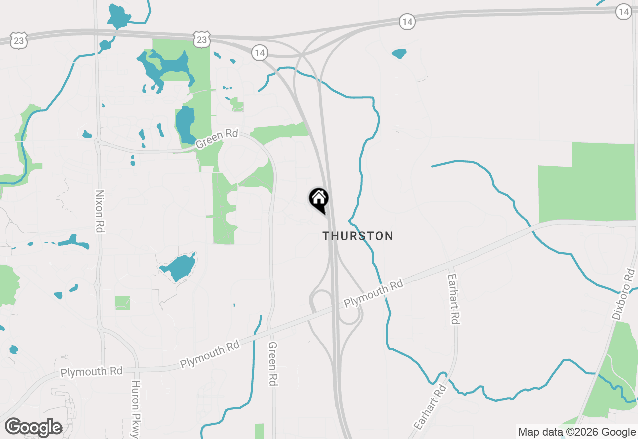 Map of 3184 Bolgos Circle, Ann Arbor, MI 48105