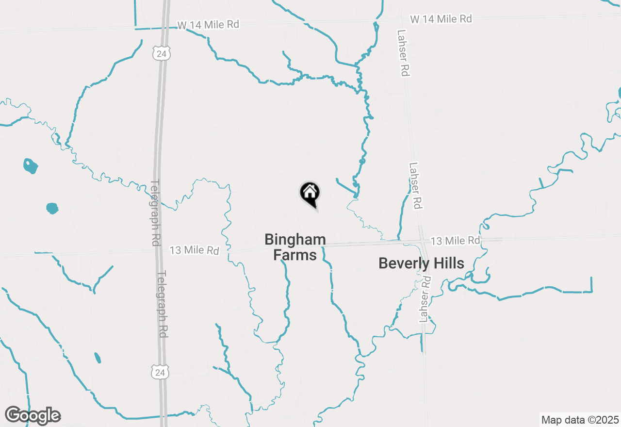 Map of 31301 Coachlight Lane, Bingham Farms, MI 48025